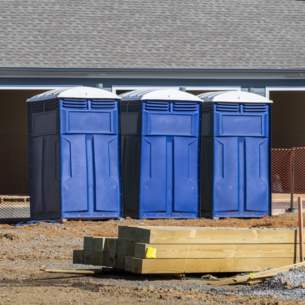 can i customize the exterior of the porta potties with my event logo or branding in Kenton DE